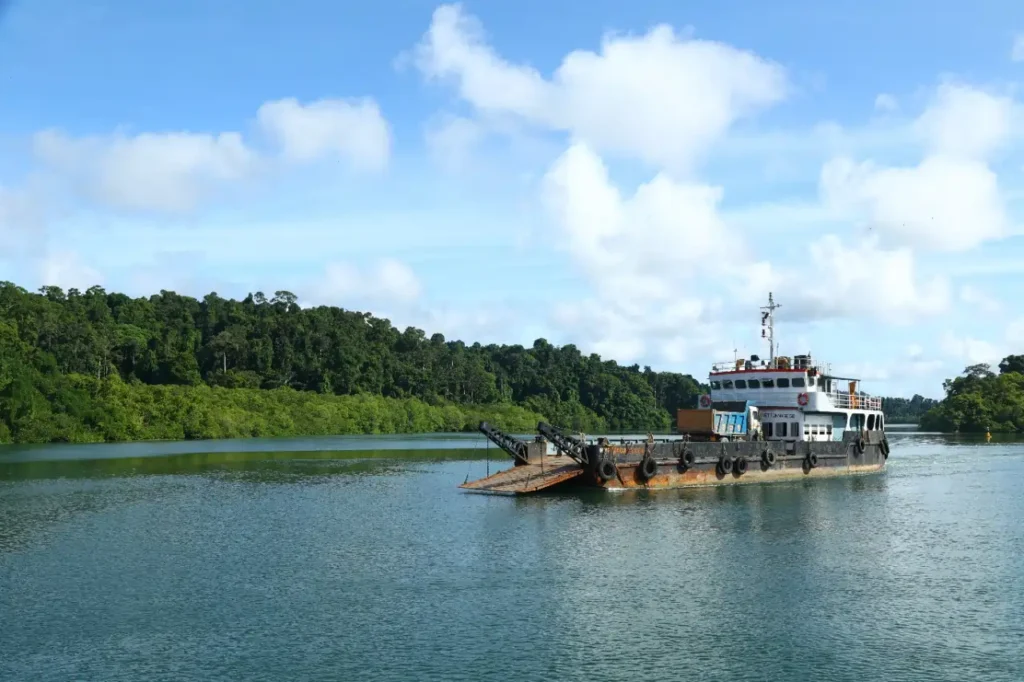 Vehicle Ferry to Baratang