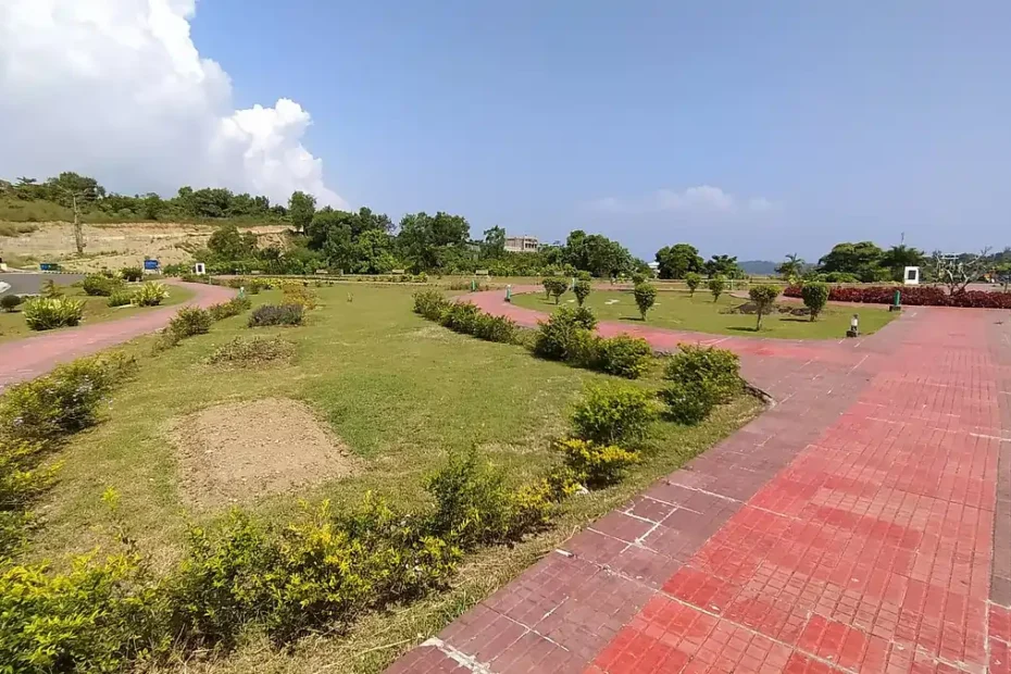 A park for jogging with walking tracks in Port Blair