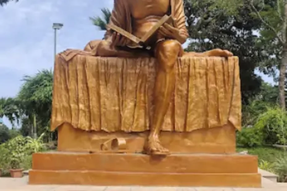 Gandhi statue at gandhi park in Port Blair